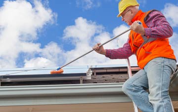 Foregin soft wash roof cleaning